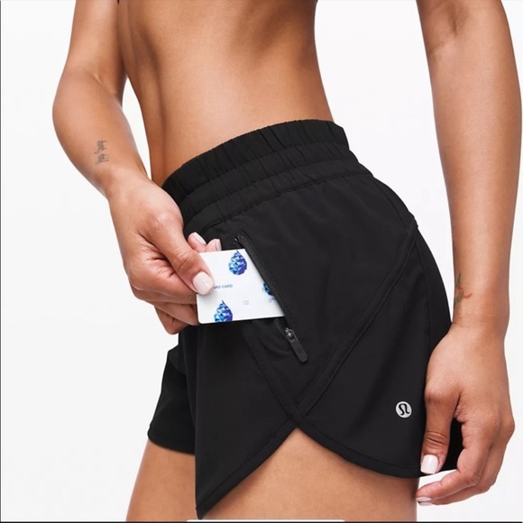 Lululemon black 4” tracker shorts - Picture 2 of 6